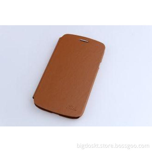 Coffee Color Samsung leather case for Sumsung I 9082,9080